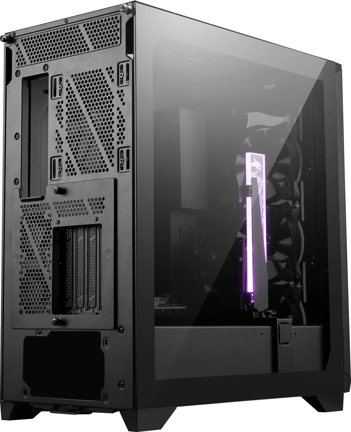 MSI MPG GUNGNIR 300P Airflow Black Mid Tower Tempered Glass PC Gaming Case 4