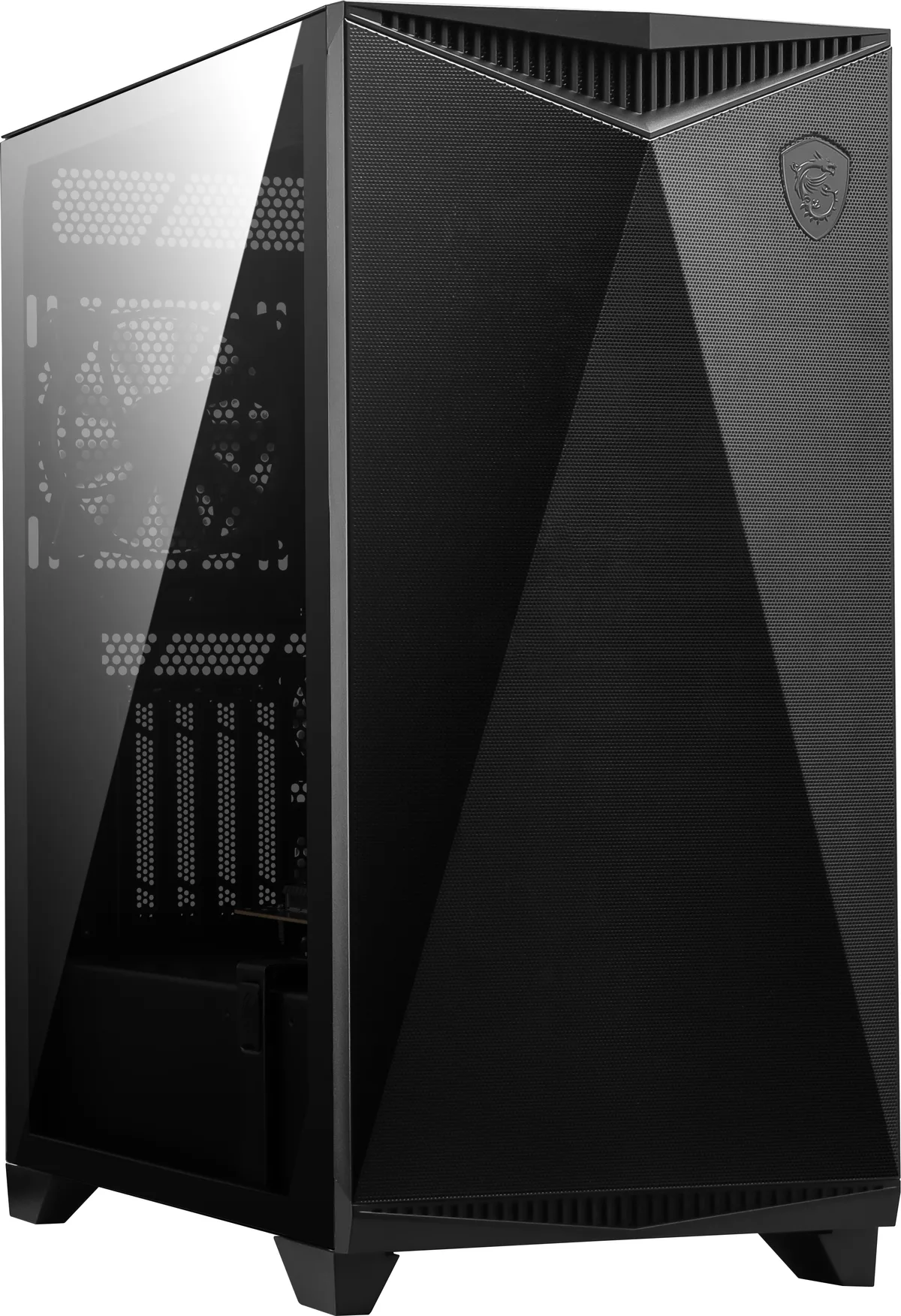 MSI MPG GUNGNIR 300P Airflow Black Mid Tower Tempered Glass PC Gaming Case 5