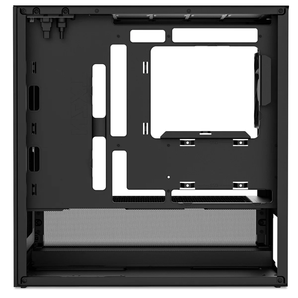 NZXT H3 Flow Micro ATX Airflow Case - Black 10