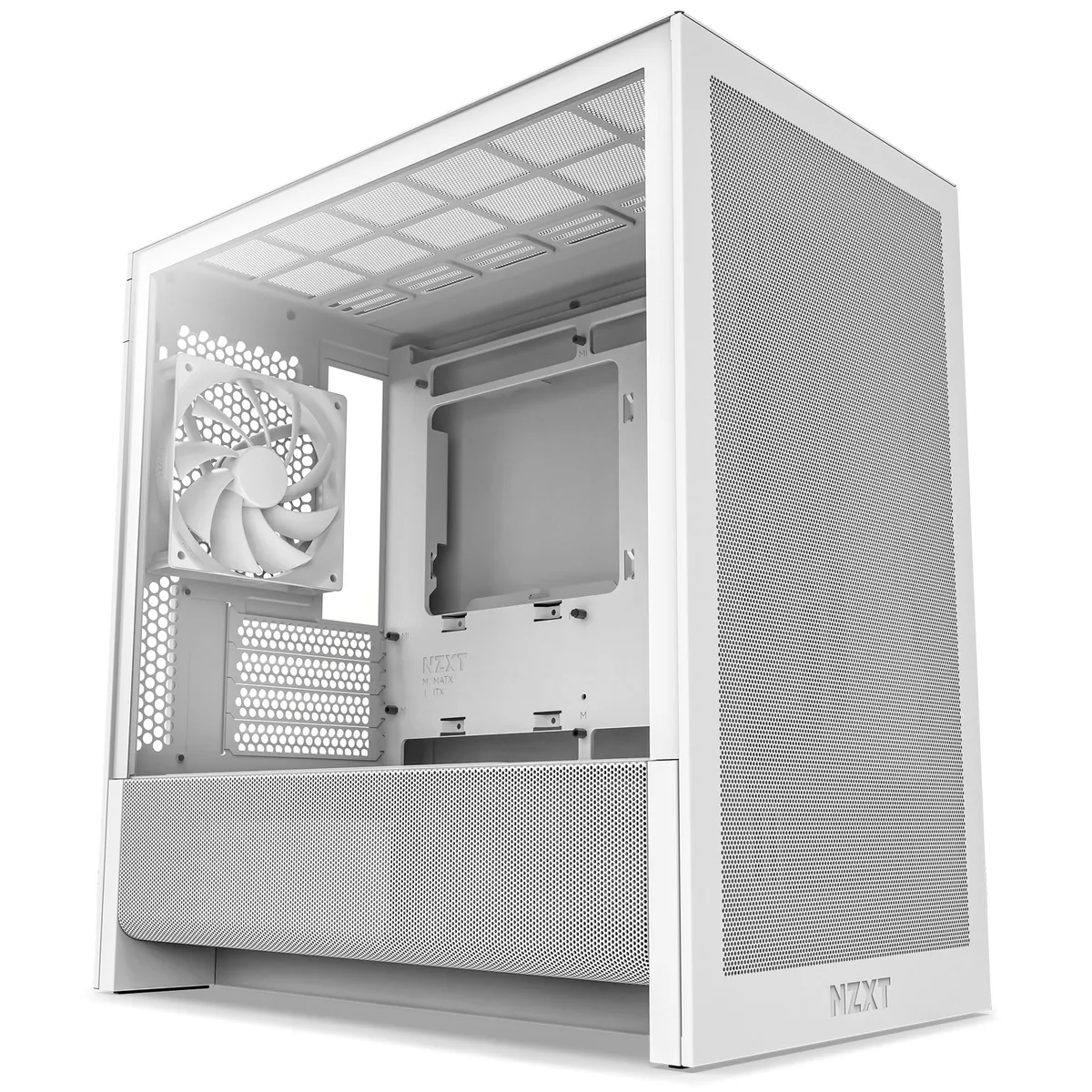 NZXT H3 Flow Micro ATX Airflow Case - White
