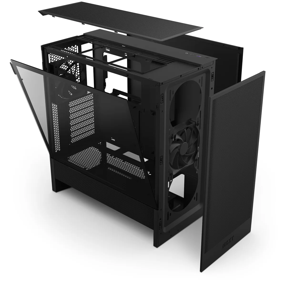 NZXT H5 Flow Matte Black Mid Tower Case 13