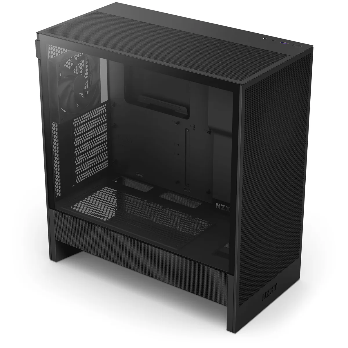 NZXT H5 Flow Matte Black Mid Tower Case 6
