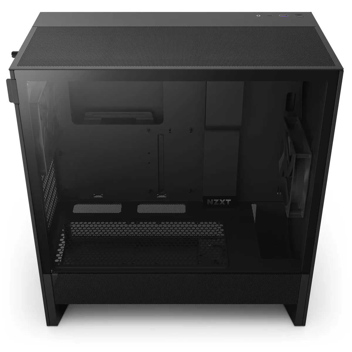 NZXT H5 Flow Matte Black Mid Tower Case 7