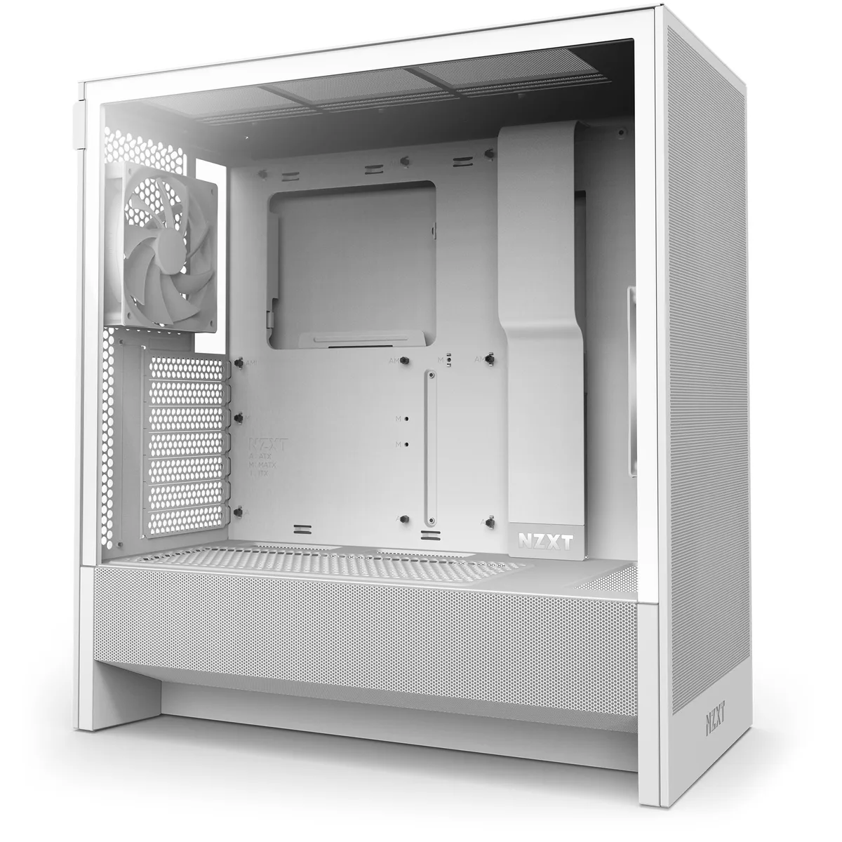 NZXT H5 Flow Matte White Mid Tower Case