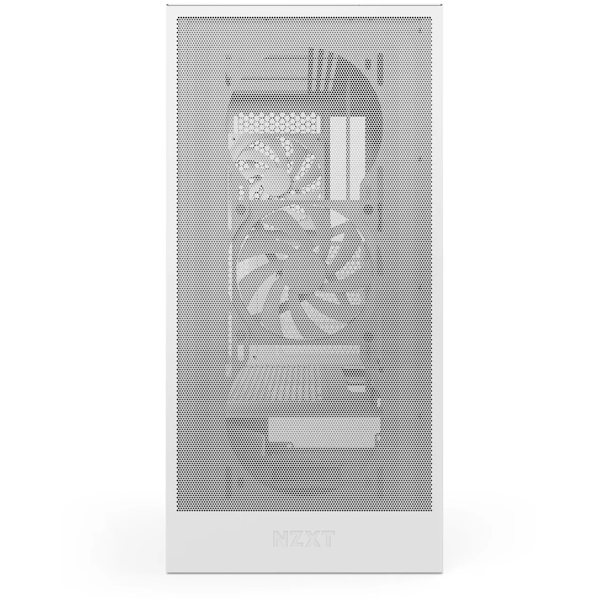 NZXT H5 Flow Matte White Mid Tower Case 8