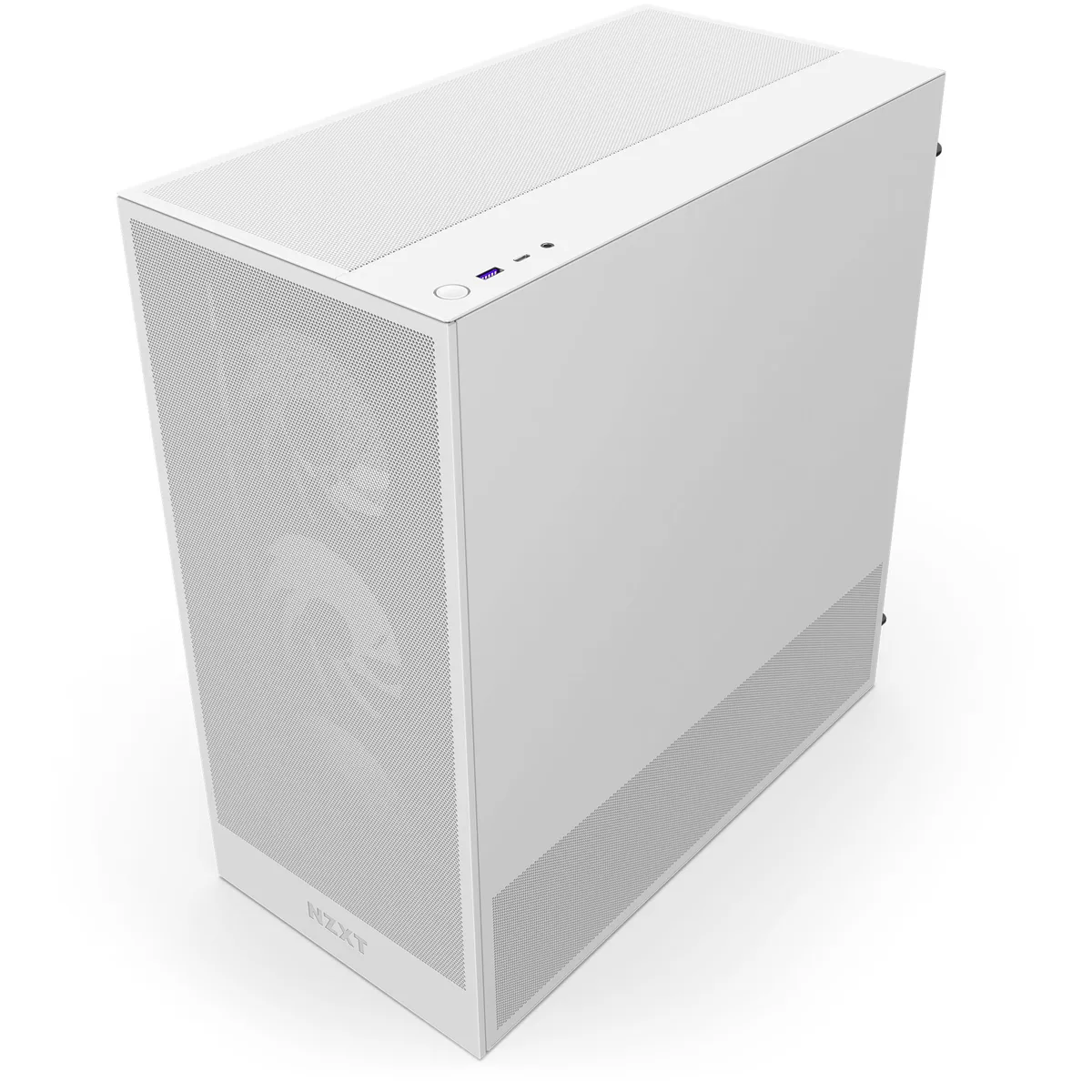 NZXT H5 Flow RGB Matte White Mid Tower Case 5