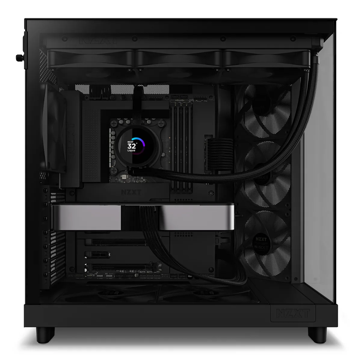NZXT H6 Flow Mid-Tower Case - Black 13