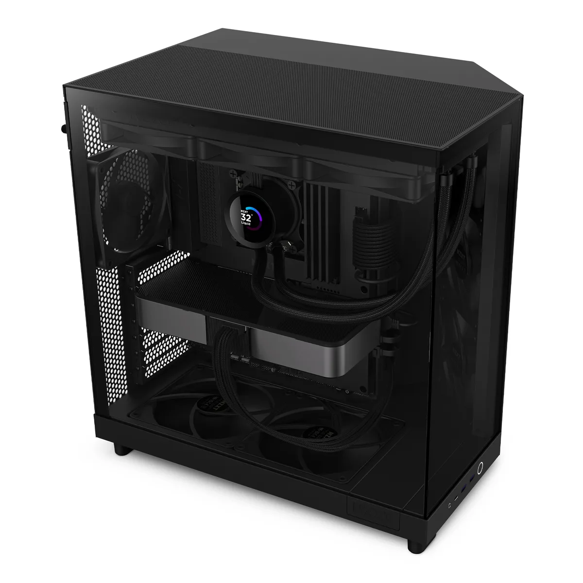 NZXT H6 Flow Mid-Tower Case - Black 15