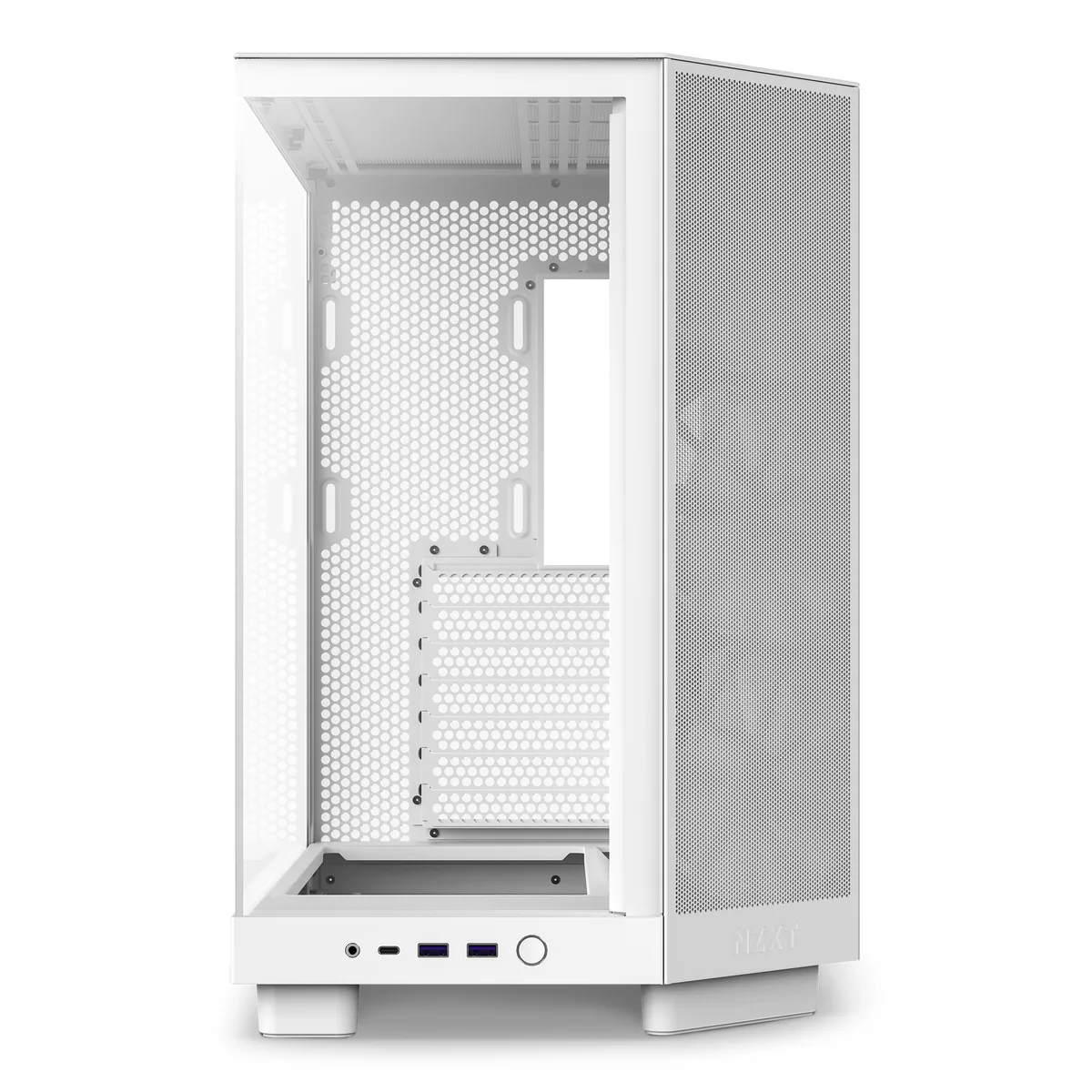 NZXT H6 Flow Mid-Tower Case - White 4