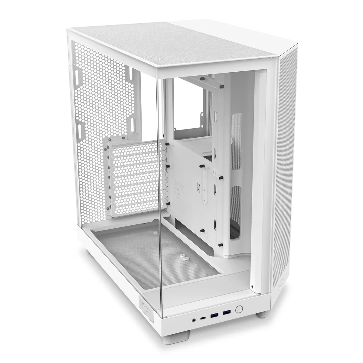 NZXT H6 Flow Mid-Tower Case - White 5