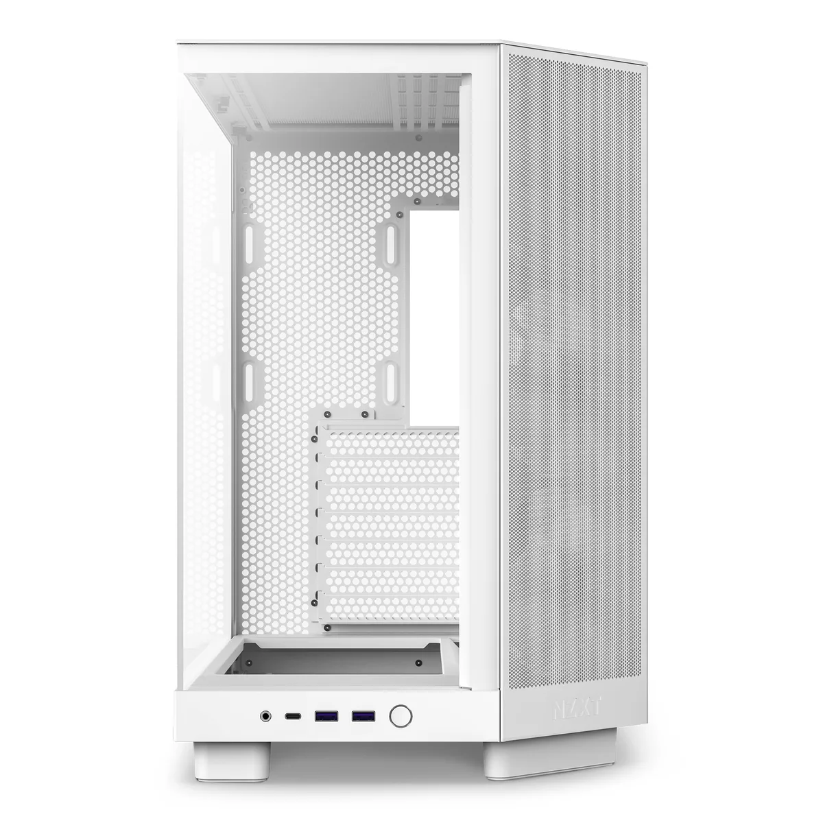 NZXT H6 Flow RGB Mid-Tower Case - White 4