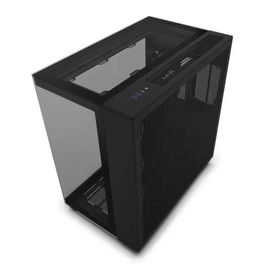 NZXT H9 Elite Black Mid Tower Dual Window Tempered Glass Gaming Case 3
