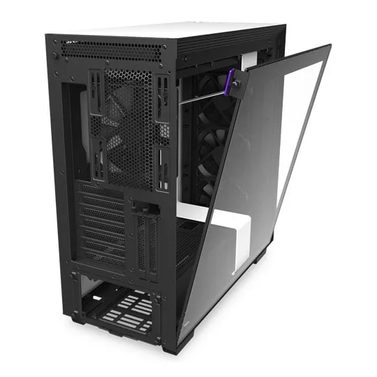 NZXT White H710i Smart Mid Tower Windowed PC Gaming Case 4