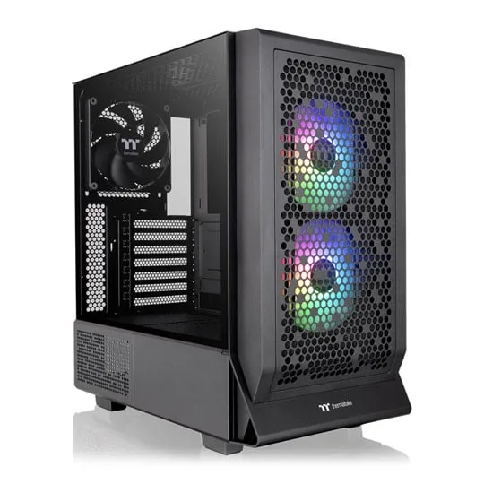 Open Box ThermalTake Ceres 330 TG ARGB Black Mid Tower PC Case