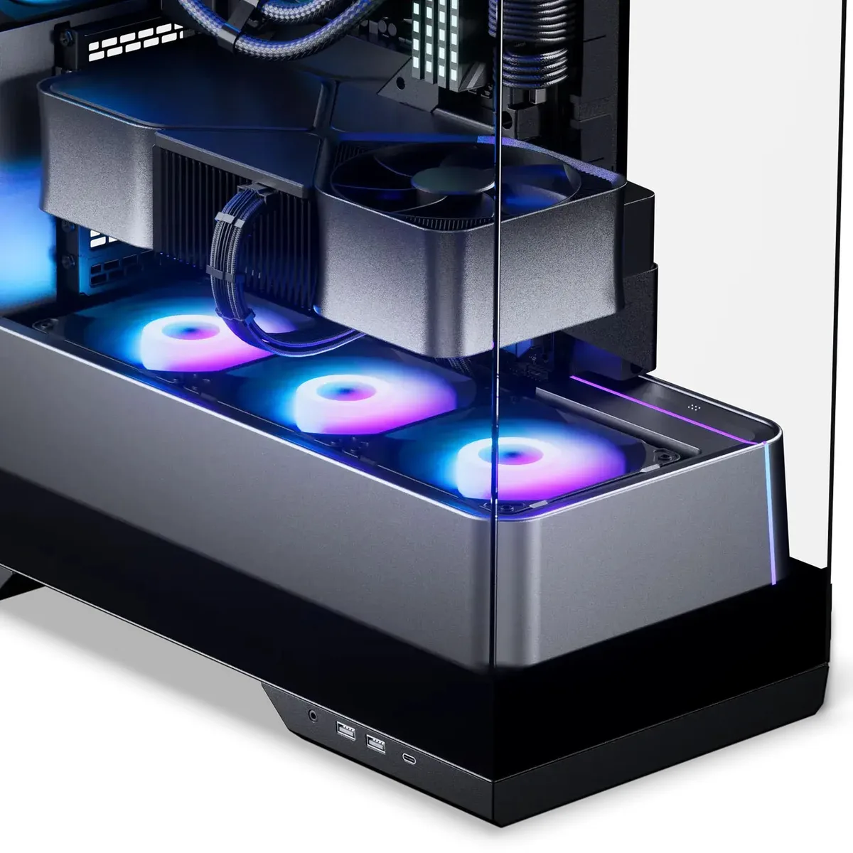 Phanteks Evolv Series S2 Case - Silver Black 11