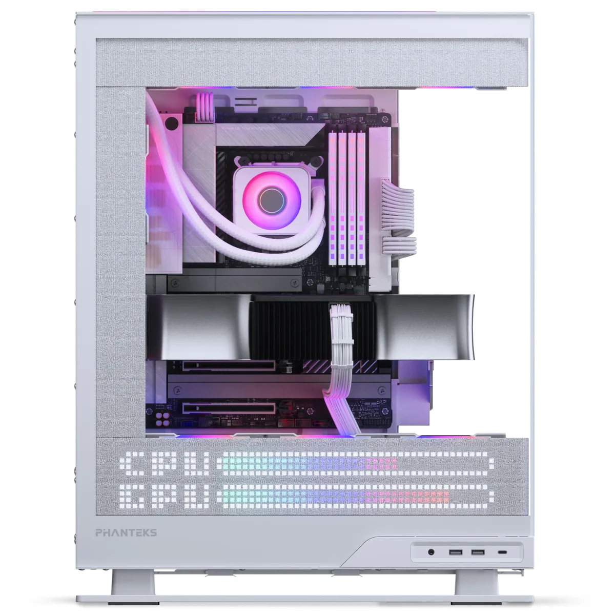 Phanteks Evolv Series X2 Case LED Matrix DRGB - Grey White 6