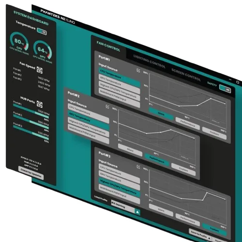 Phanteks Evolv X2 Case LED Matrix DRGB - Charcoal Black 17