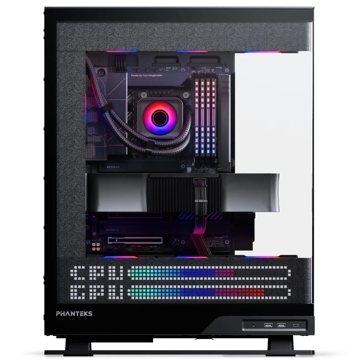 Phanteks Evolv X2 Case LED Matrix DRGB - Charcoal Black 6