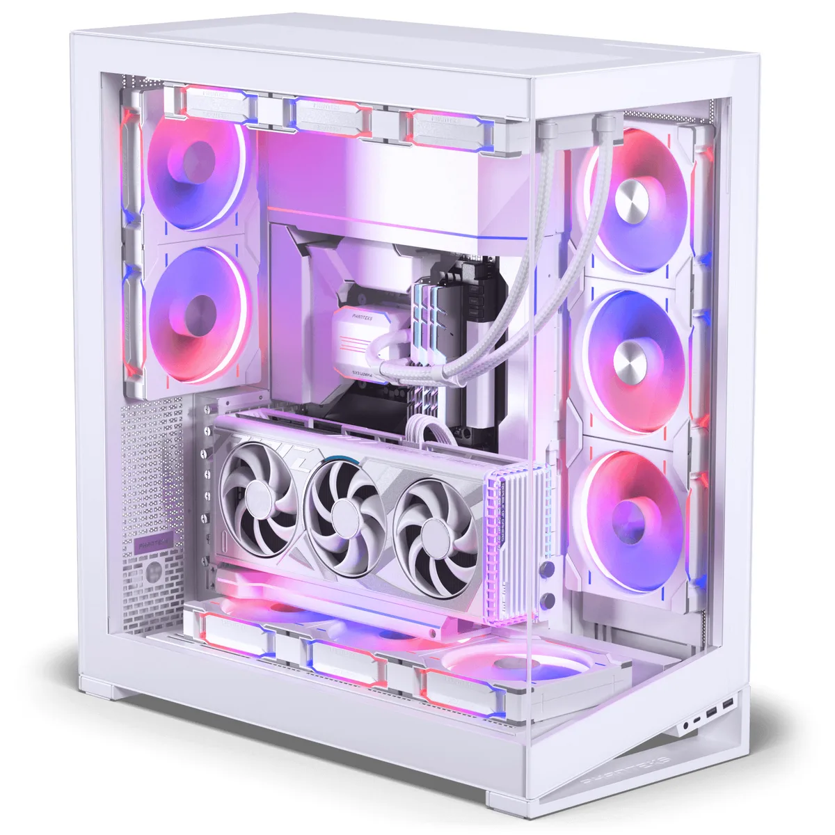 Phanteks NV9 MK2 Tempered Glass Windows DRGB Matte White 3