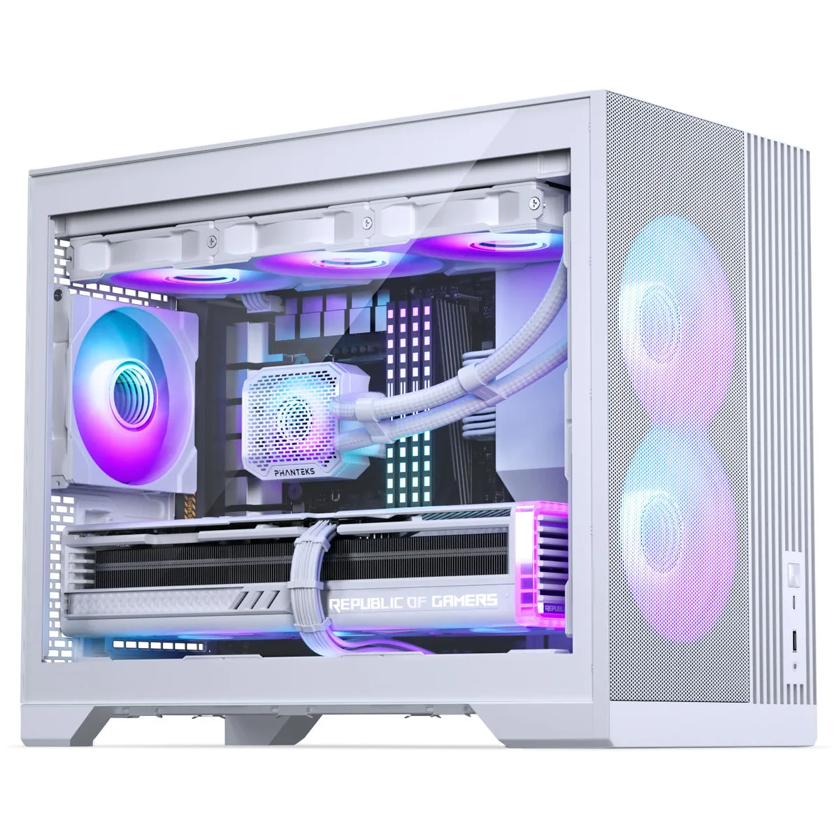 PHANTEKS XT M3 Micro-ATX Case - White 2