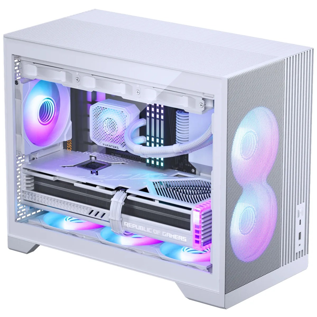 PHANTEKS XT M3 Micro-ATX Case - White 4