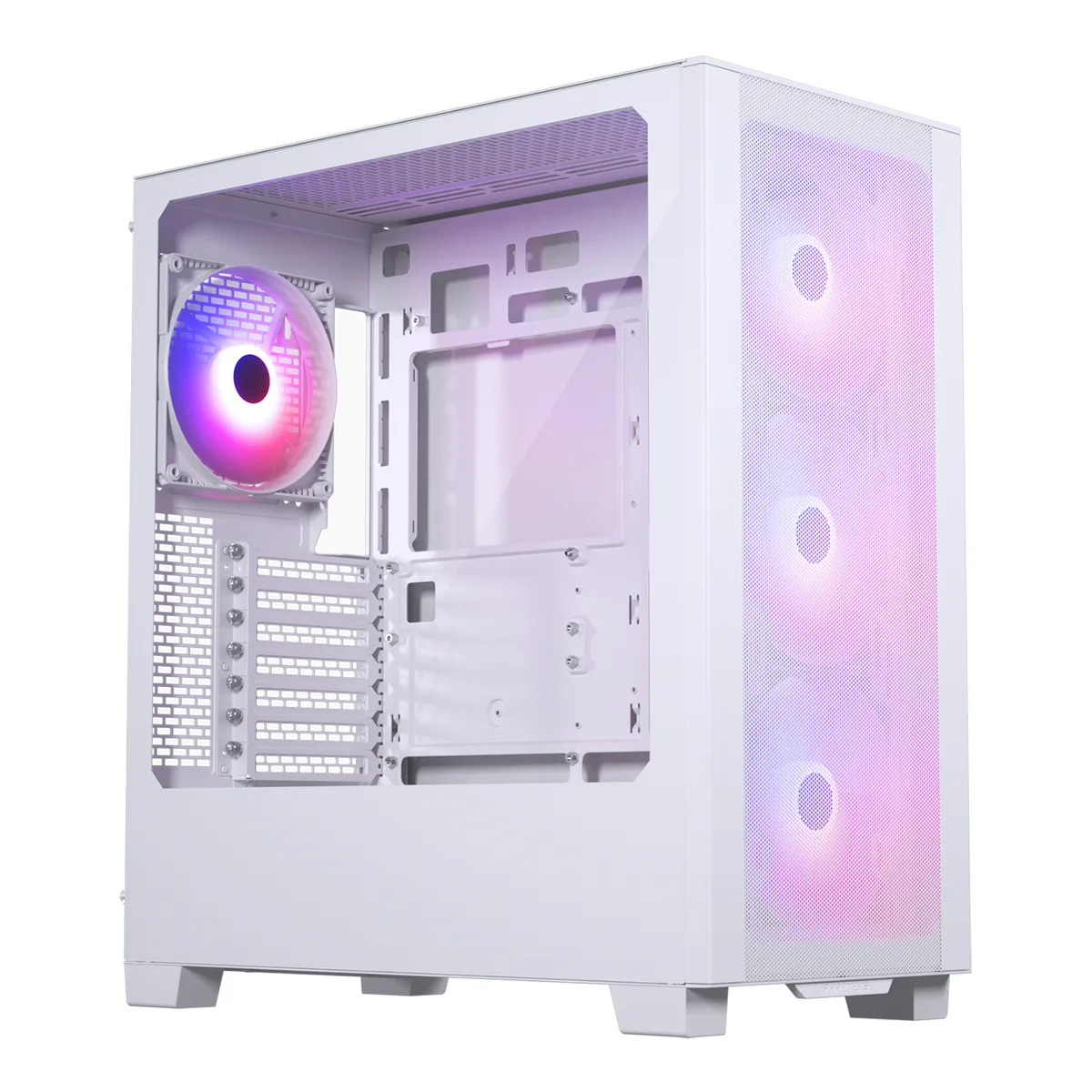 Phanteks XT Pro Ultra ATX Case Tempered Glass Window, White 3