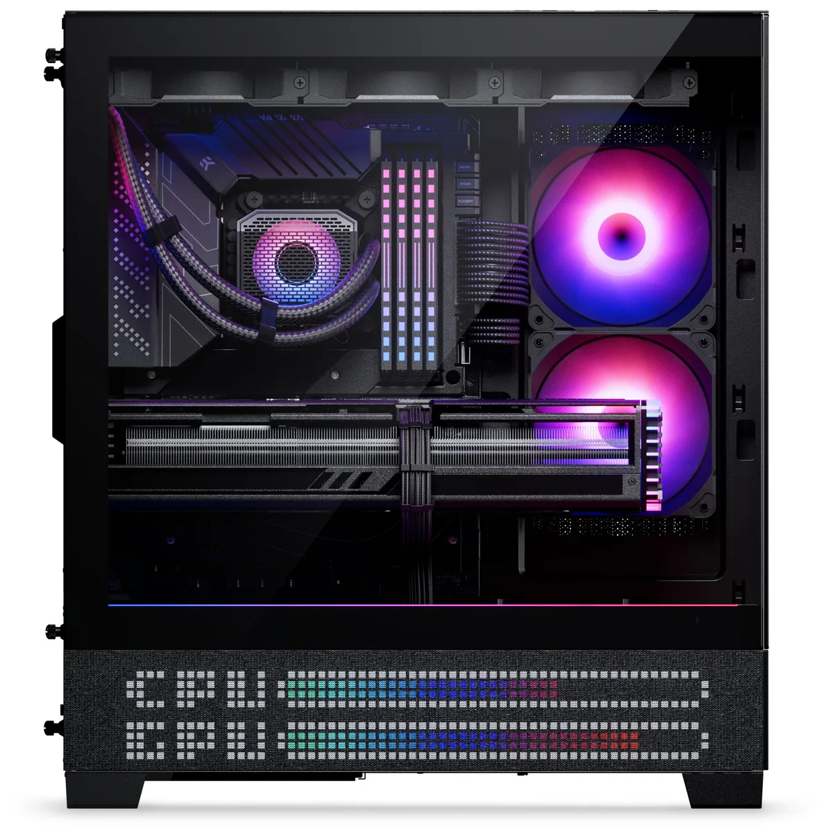 Phanteks XT View ATX Case LED Matrix DRGB - Charcoal Black 11