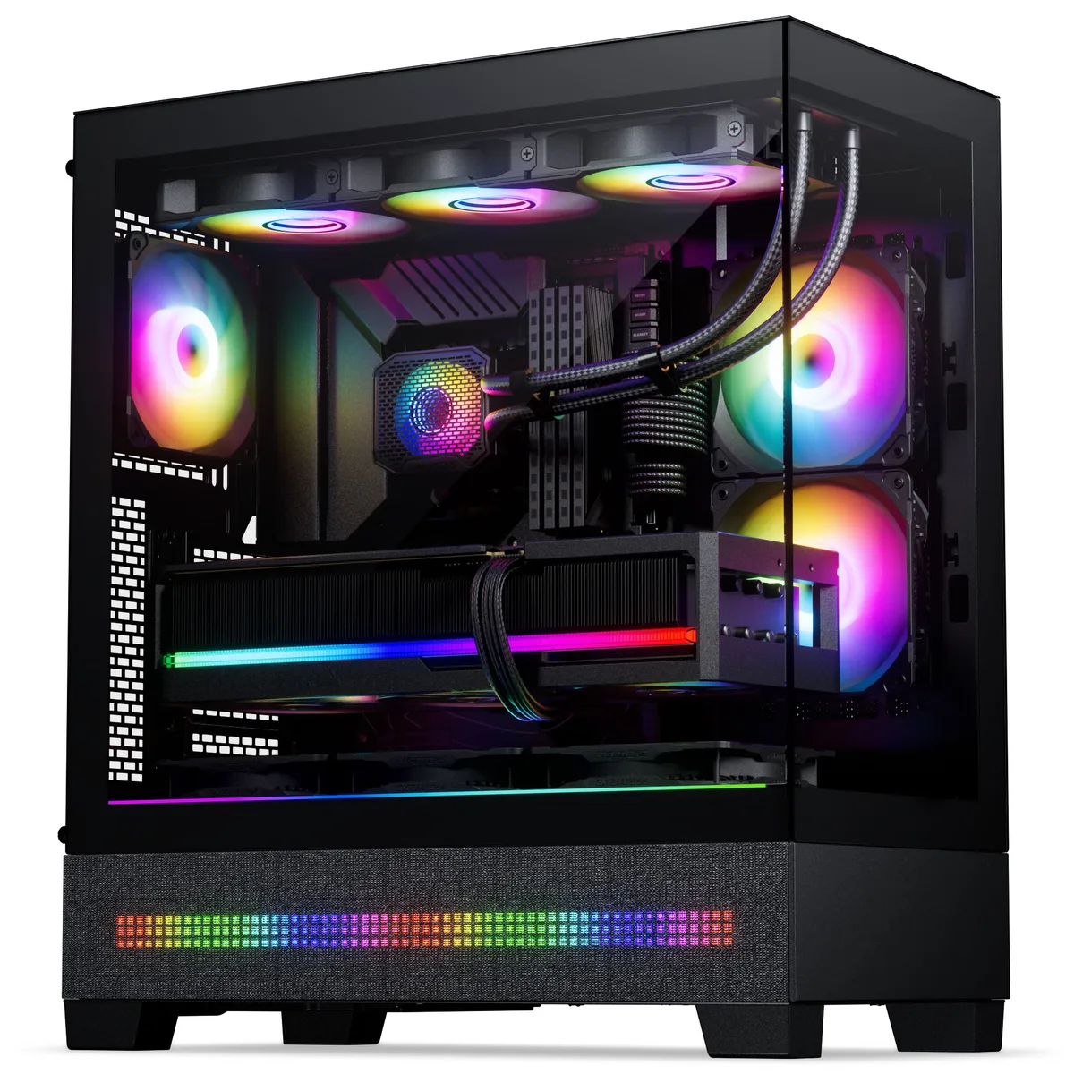 Phanteks XT View ATX Case LED Matrix DRGB - Charcoal Black 9