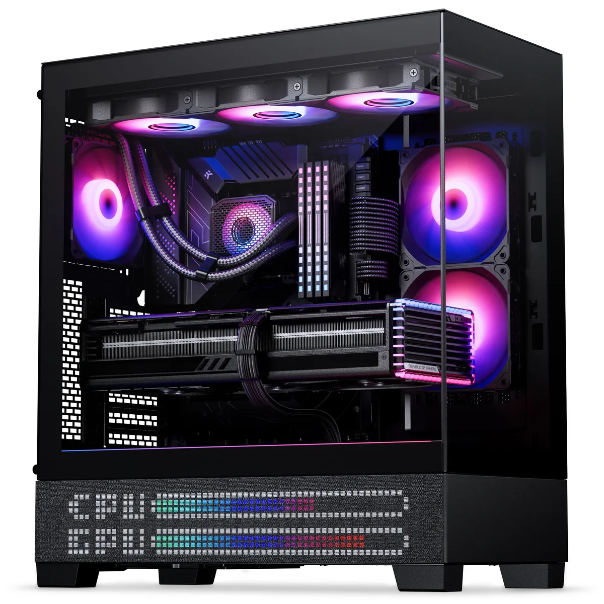 Phanteks XT View ATX Case LED Matrix DRGB - Charcoal Black 10