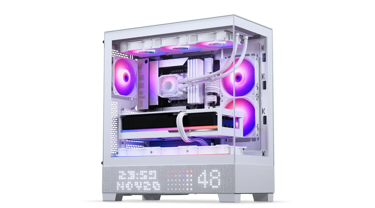Phanteks XT View ATX Case Tempered Glass Windows, White 19