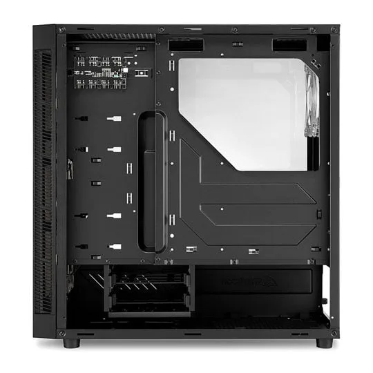 Sharkoon TG6M RGB Black Mid-Tower Tempered Glass PC Gaming Case 3