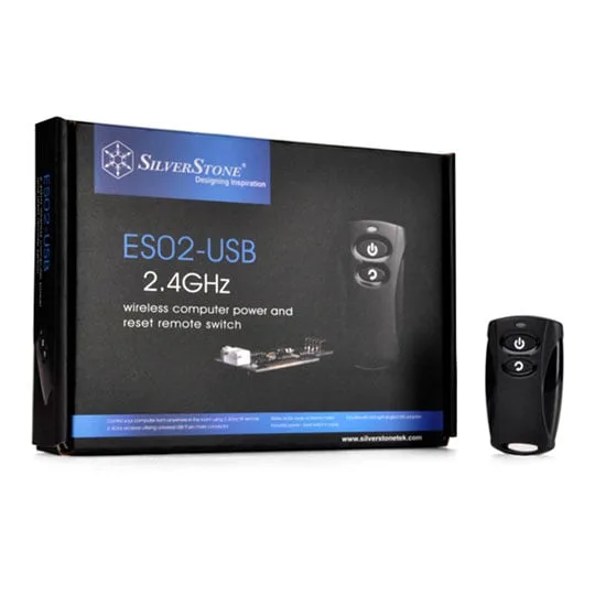 Silverstone PC Keyfob REMOTE START 2.4G Wireless Remote power/reset switch, USB 2.0 9-Pin 3