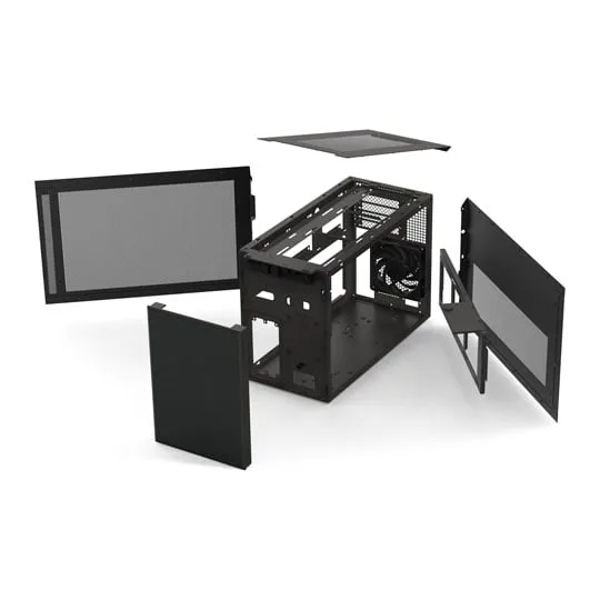 SilverStone SUGO 17 Compact Micro-ATX Case Black 4