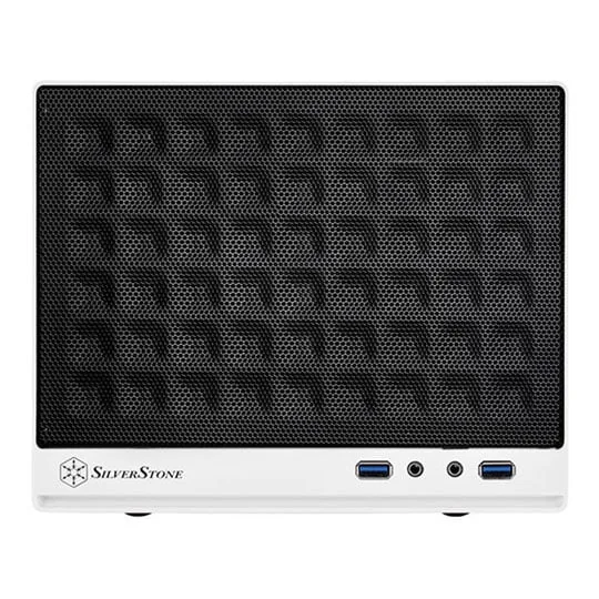 Silverstone Sugo SG13WB Mini ITX Cube Case - White/Black 2