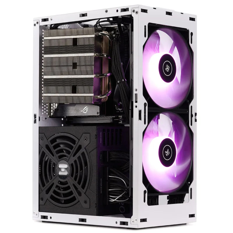 Ssupd Meshlicious Mini ITX Case - Full Mesh - White 7