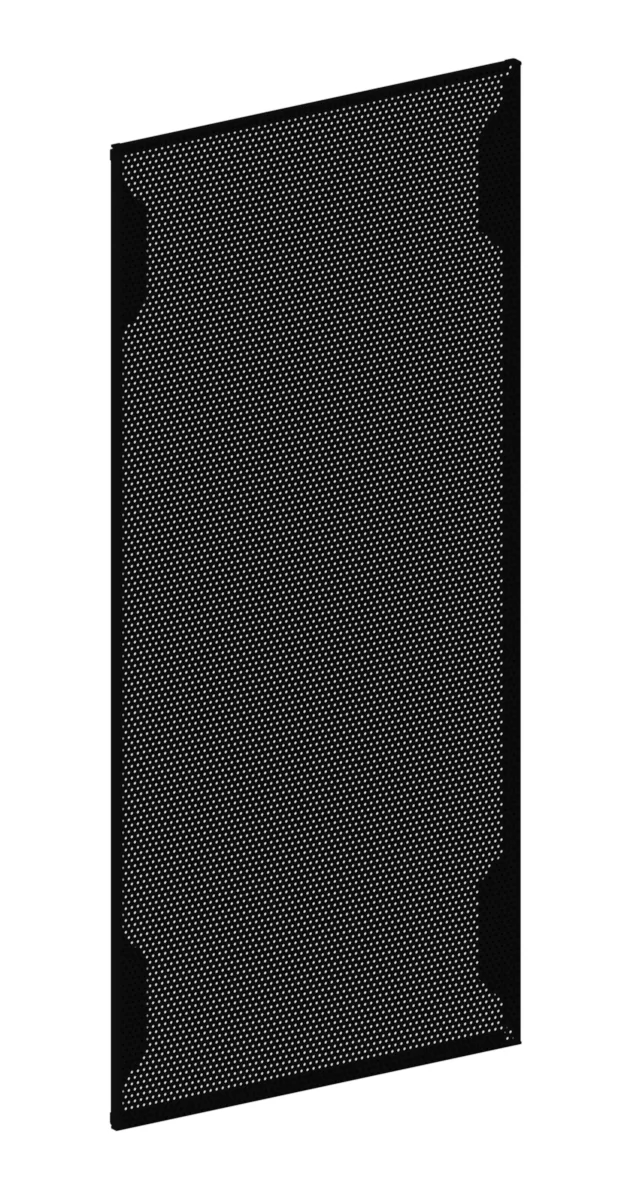 SSUPD Meshroom S - Push Pin Mesh Front Panel - Charcoal Black