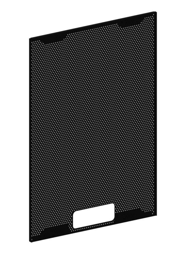 SSUPD Meshroom S - Push Pin Mesh Front Panel - Charcoal Black 2