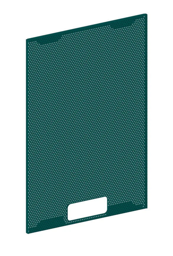 SSUPD Meshroom S - Push Pin Mesh Front Panel - Peacock Blue 2