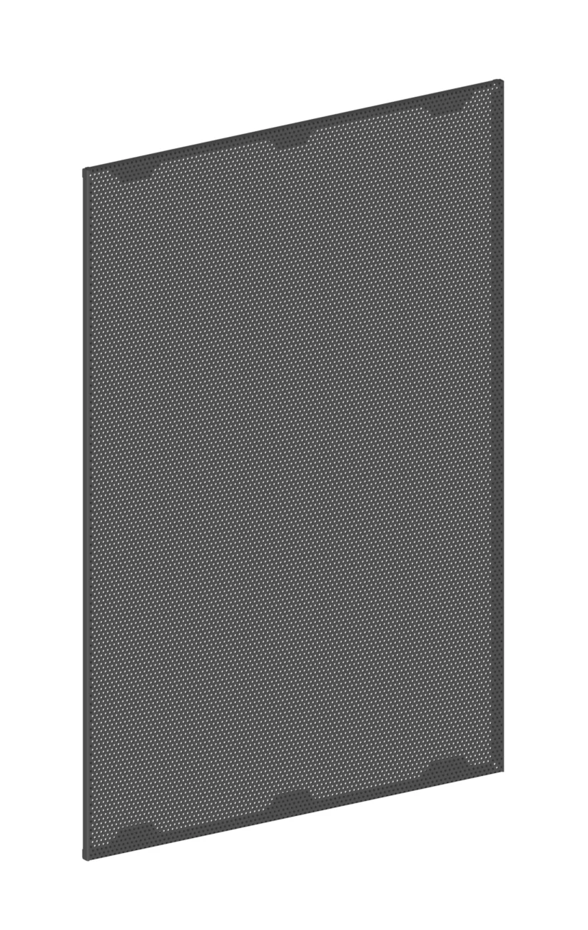 SSUPD Meshroom S - Push Pin Mesh Side Panel - Fossil Grey