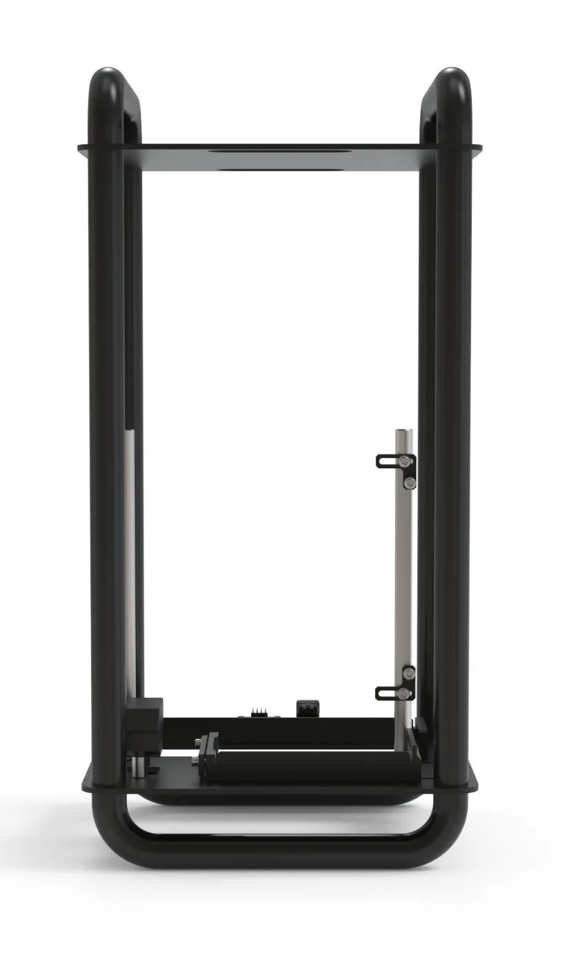 Streacom DA6 SFF Vertical Open Frame Steel PC Case - Black