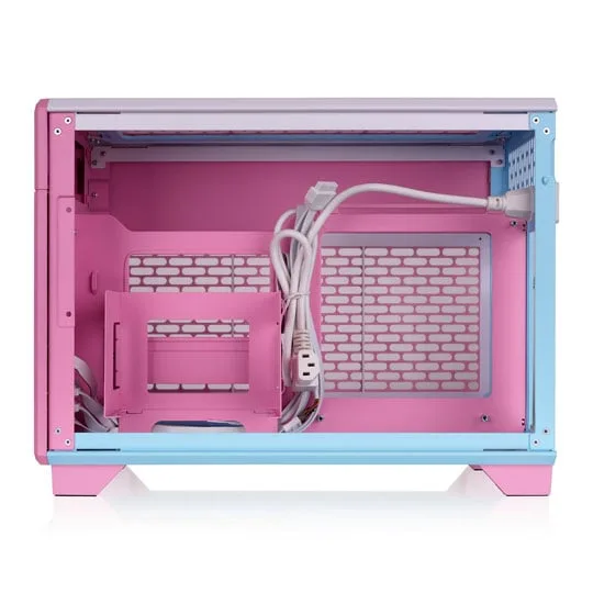Thermaltake TR100 Bubble Pink Mini Tower mITX PC Gaming Case 3