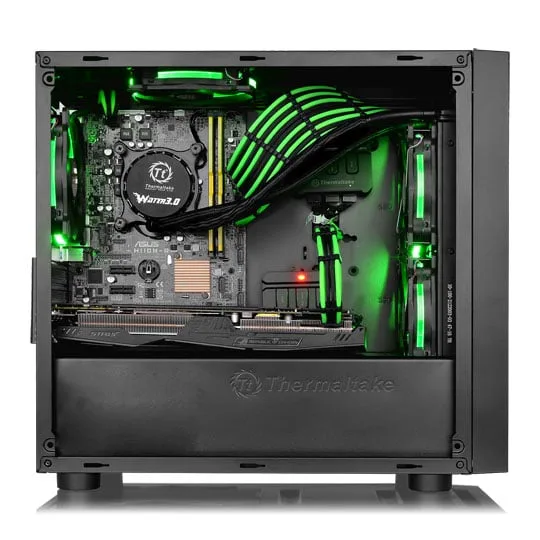 Thermaltake Versa H18 Micro ATX PC Gaming Case with Window 3