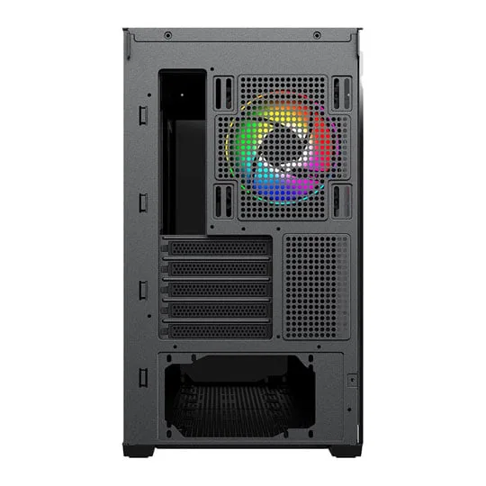 Vida Notus Black Tempered Glass Micro-ATX PC Gaming Case 4