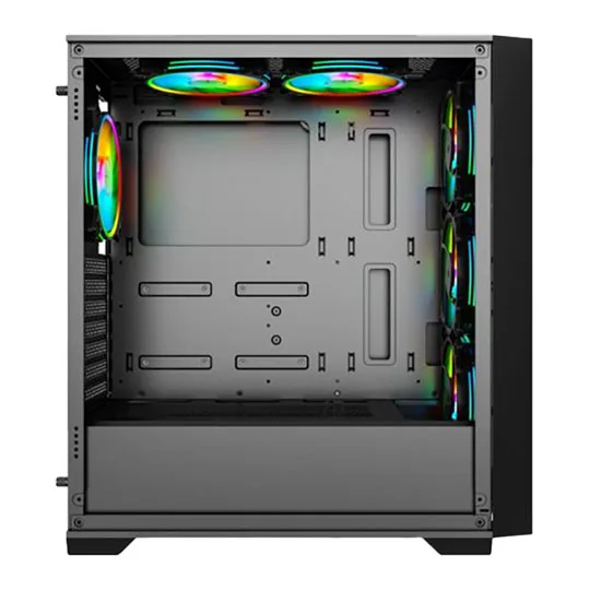 VIDA Versa Black Tempered Glass Mid Tower Chassis 2
