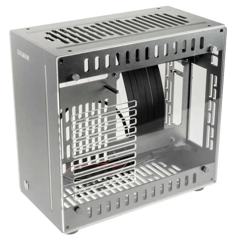 Zalman Z-Machine 300 Aluminium Mini-ITX Case - Silver Window 6