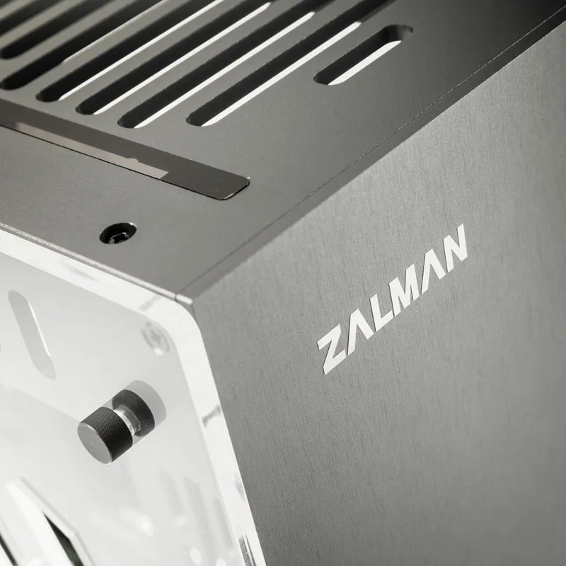 Zalman Z-Machine 300 Aluminium Mini-ITX Case - Silver Window 7