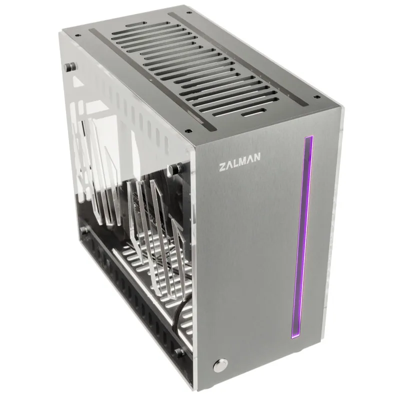 Zalman Z-Machine 300 Aluminium Mini-ITX Case - Silver Window 9