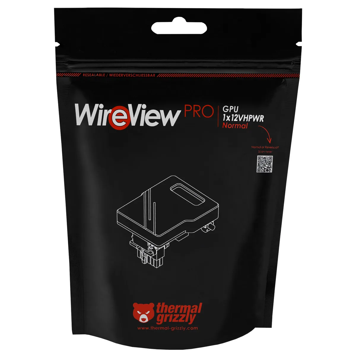Thermal Grizzly WireView Pro GPU 1x12VHPWR Normal 8