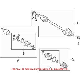 CV Axle Assembly - Front Driver Side