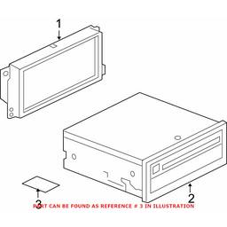 Audi DVD Player Insulator 533863288A - Genuine VW/Audi